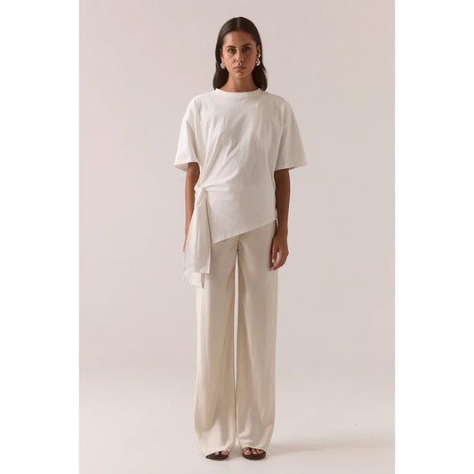 Blake Bias Pant in Vanilla