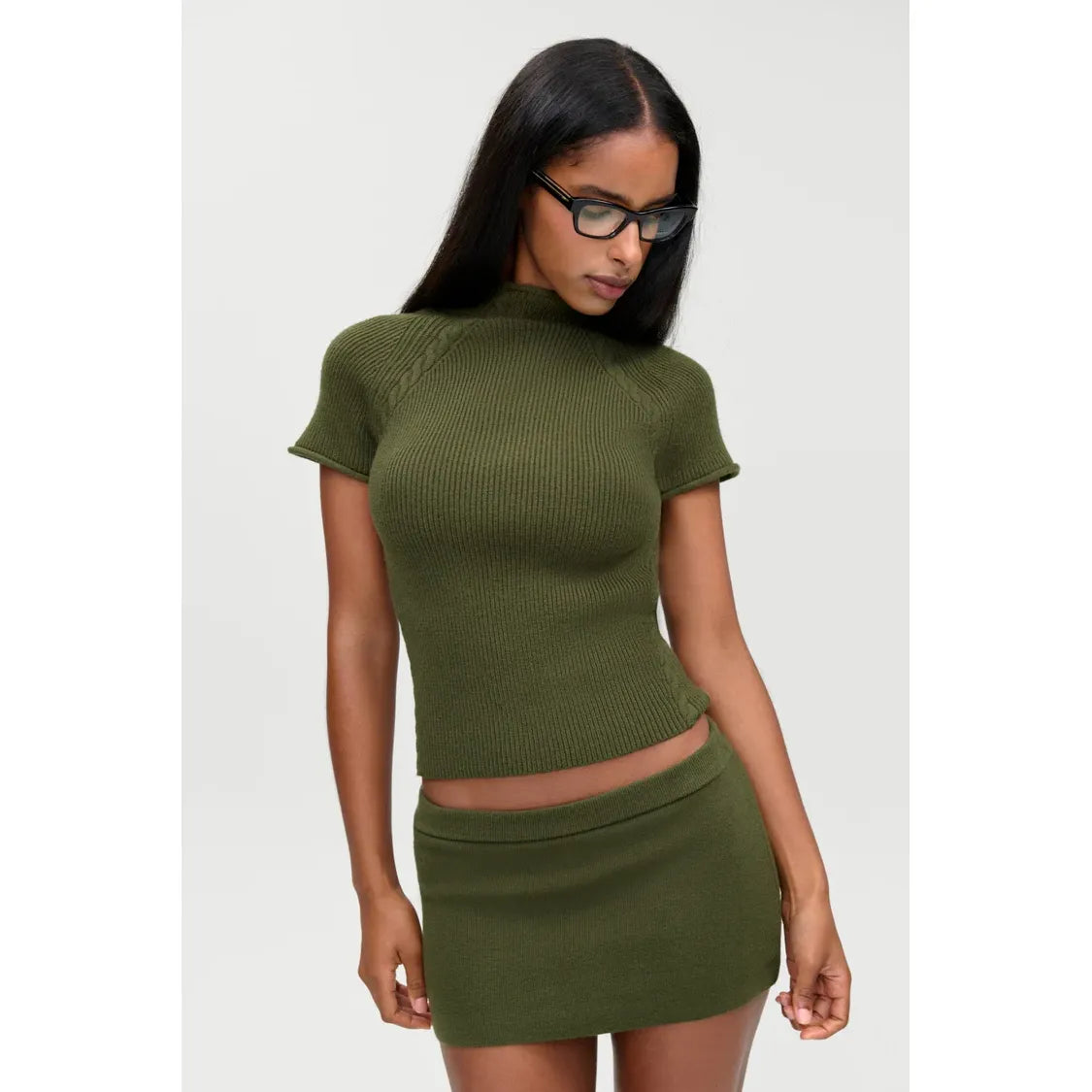 Marialla Cloud Knit Mini Skort