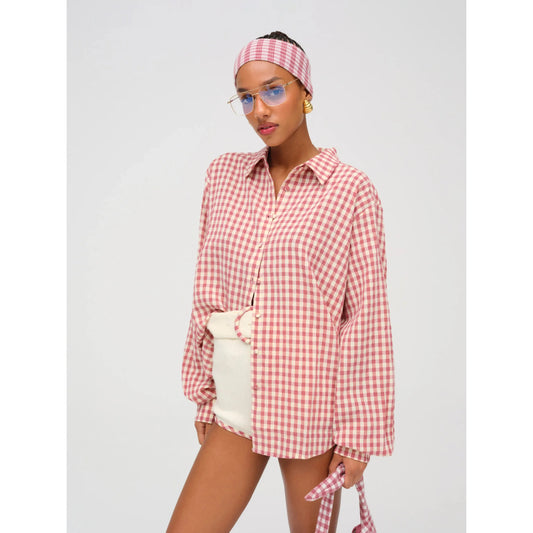 Georgia Gingham Button Down - For Love and Lemons