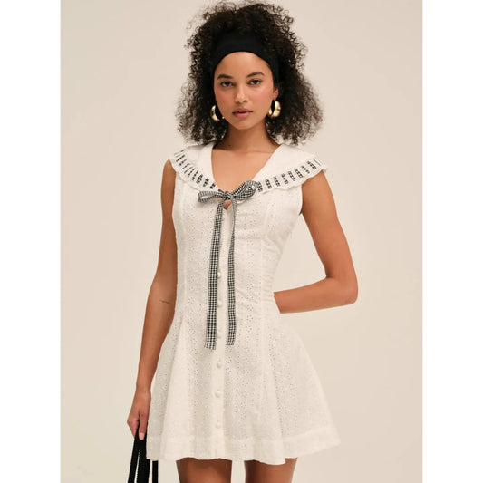 Rosie Ribbon Mini Dress - For Love and Lemons
