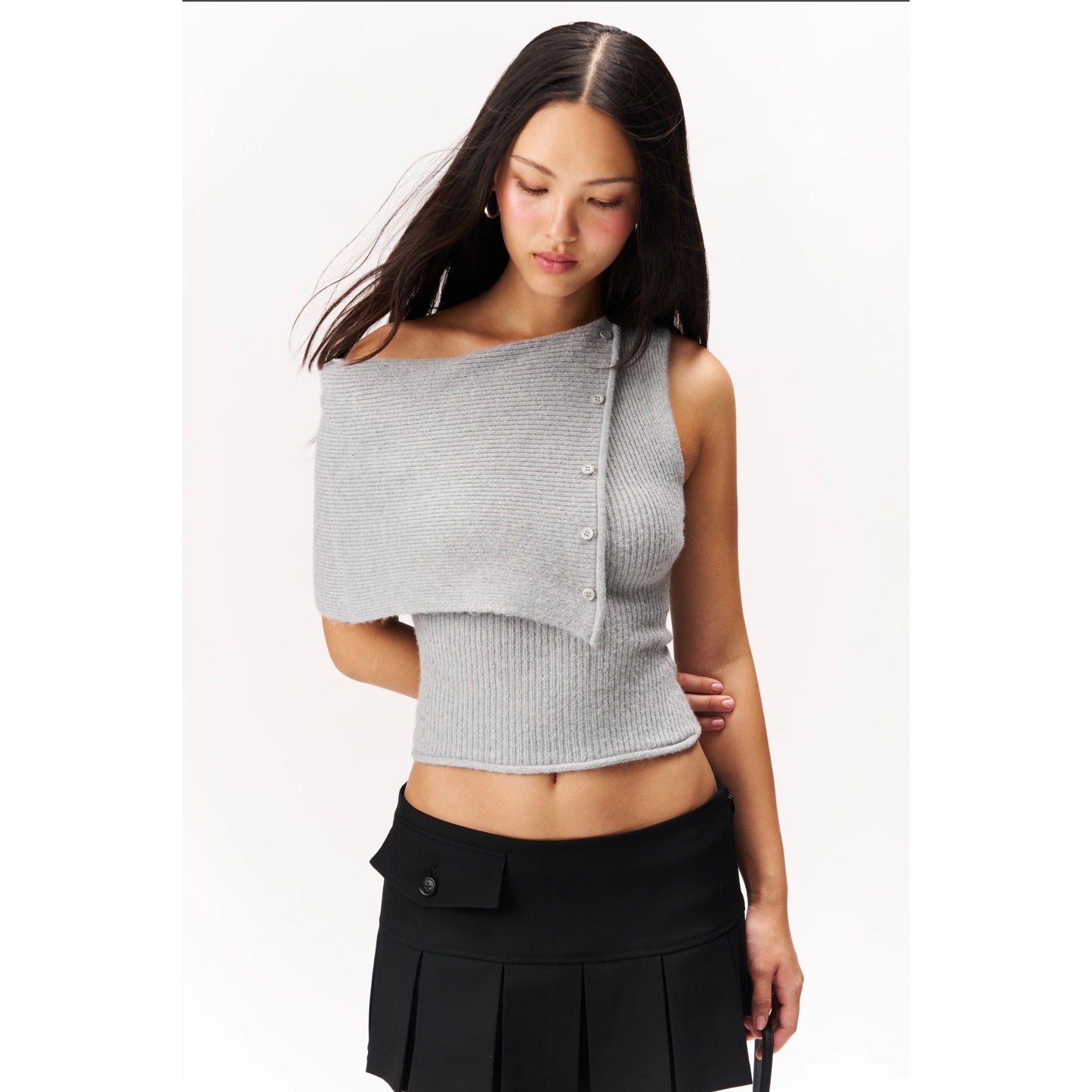 Martina Sweater - Heather Grey