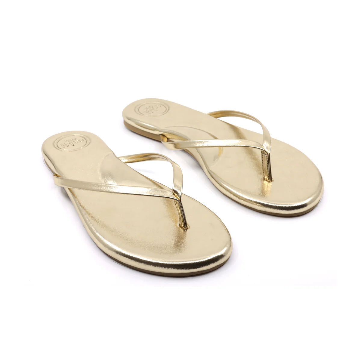 Indie Flip Flop in Gold - Soléi Sea