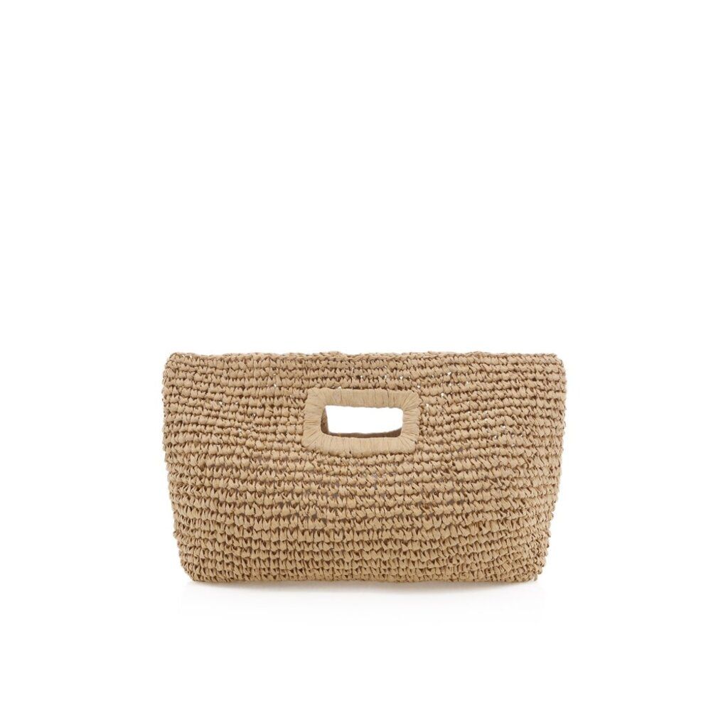 Leah Handle Bag Natural Raffia
