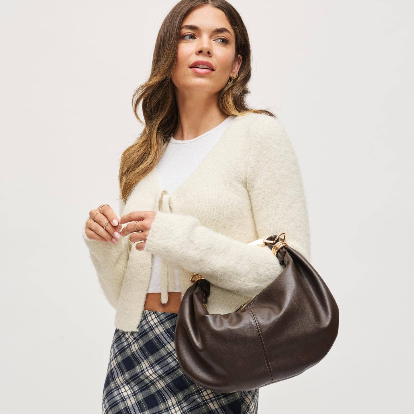 Carrie Crossbody in Espresso