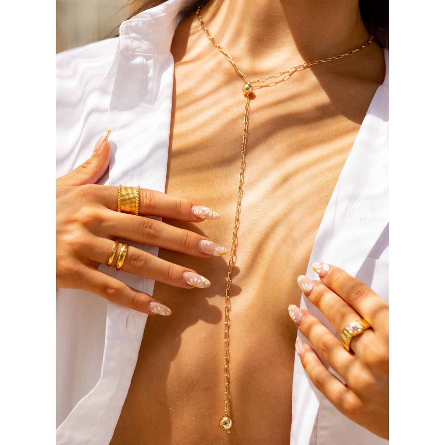 Romy Lariat Necklace