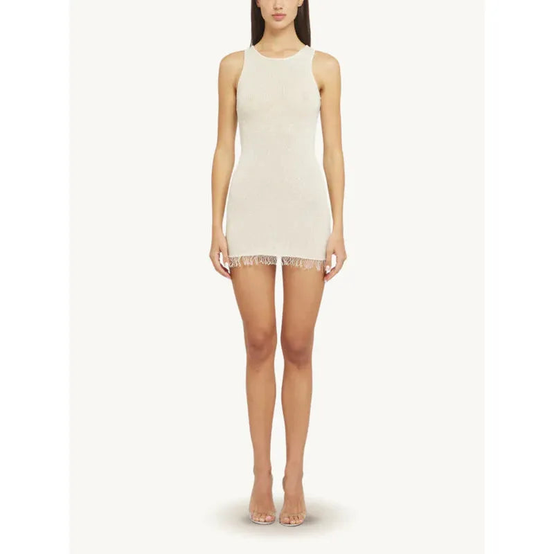 Natalia Mini Dress in Ivory - Asta Resort