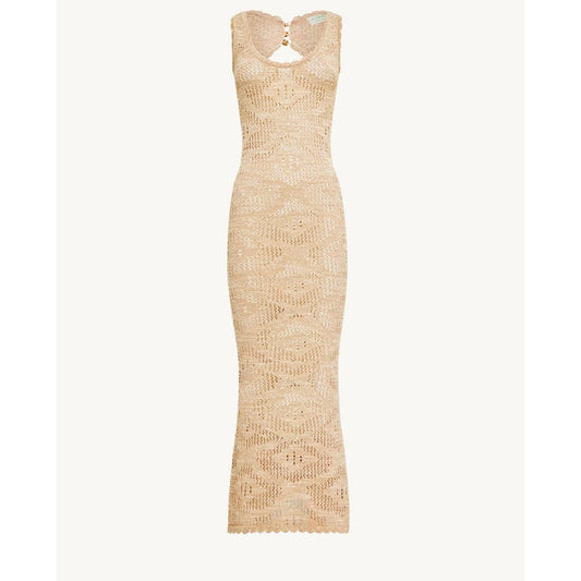Eve Dress in Sand Shimmer