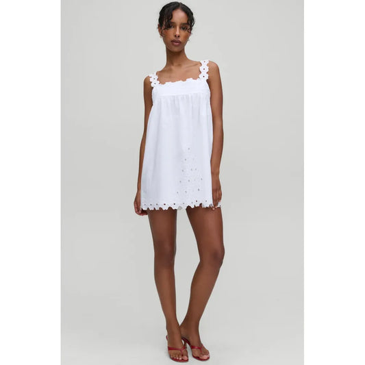 x Devon Lee Carlson Sky Cotton Babydoll Dress