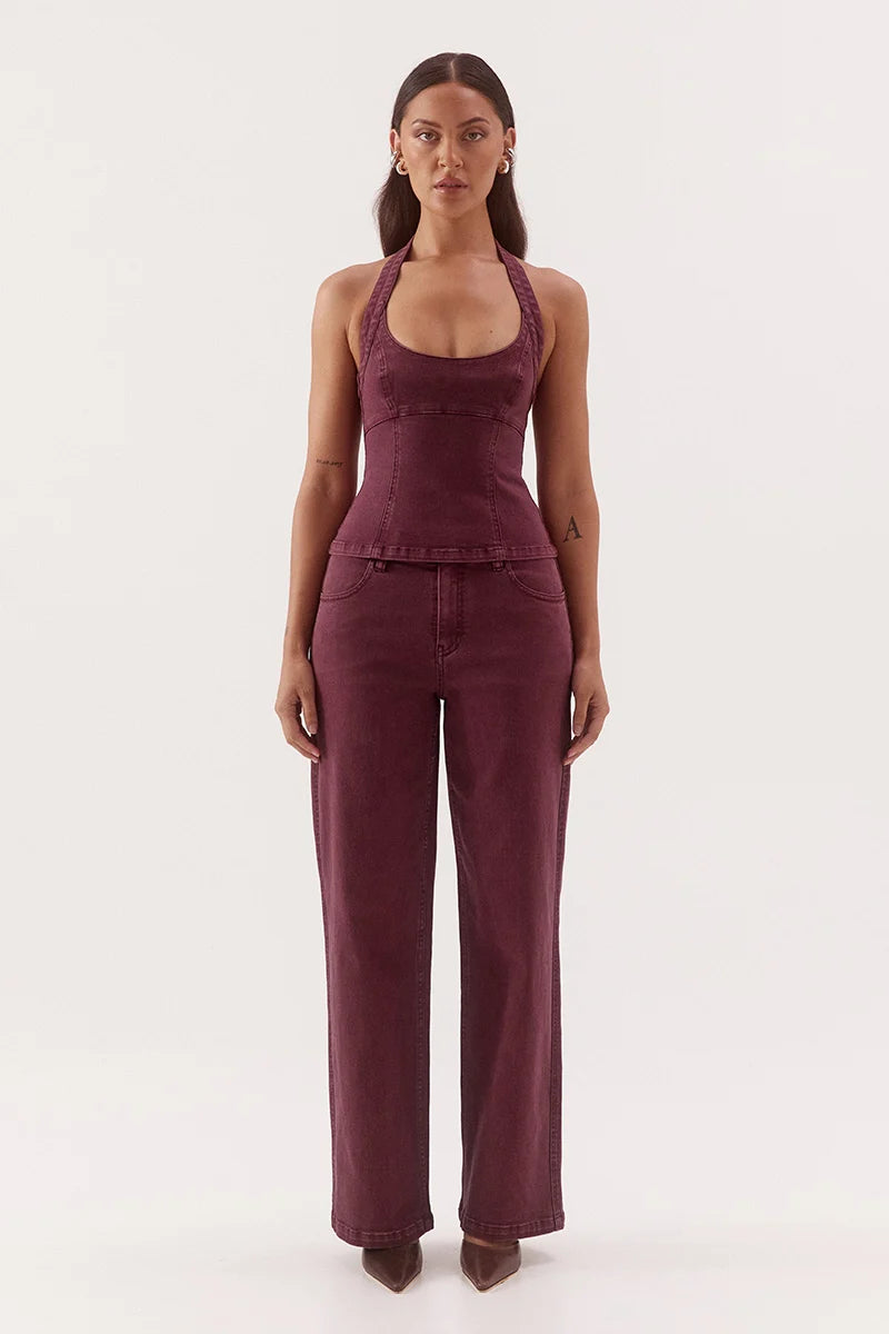 Blaine Denim Jeans - Vino