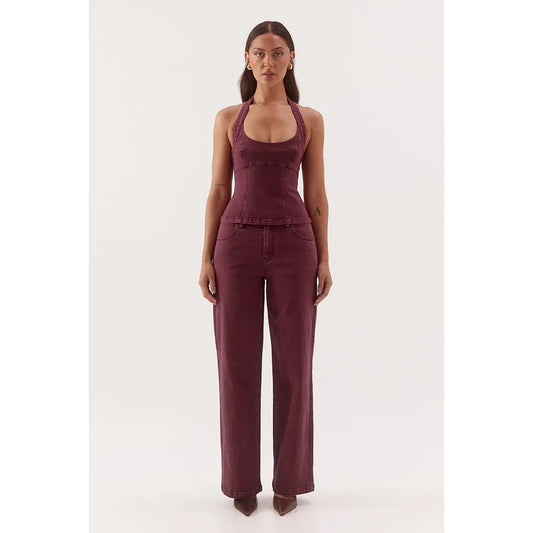 Blaine Denim Jeans - Vino