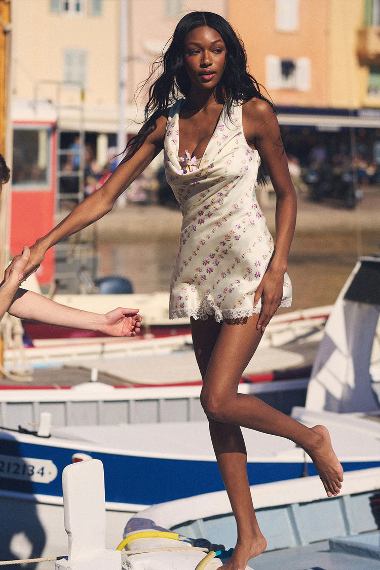 Chloe Silk Mini Dress