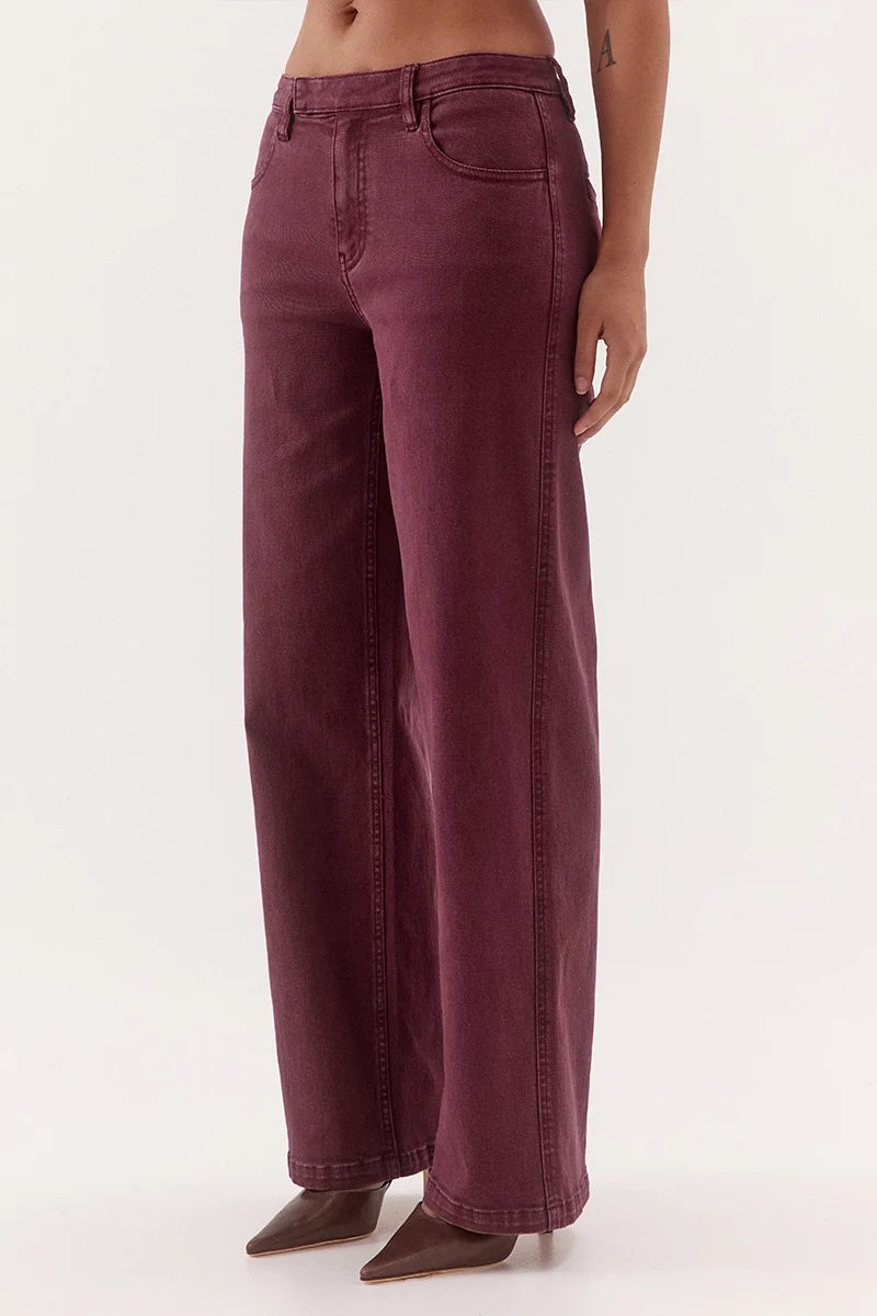 Blaine Denim Jeans - Vino