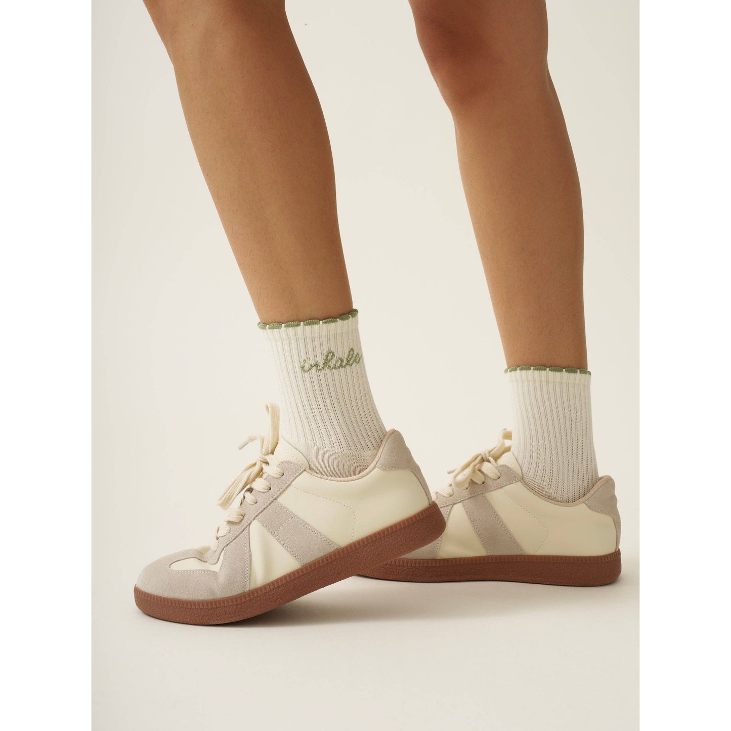 Inhale Exhale Grip Sock