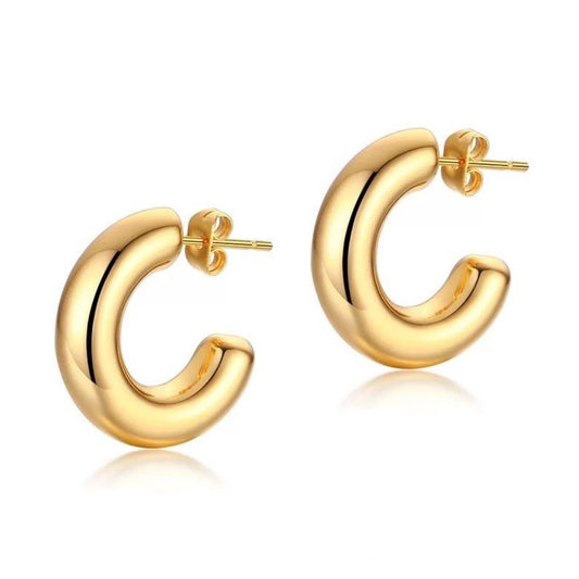 Chloe Mini Hoop in Gold