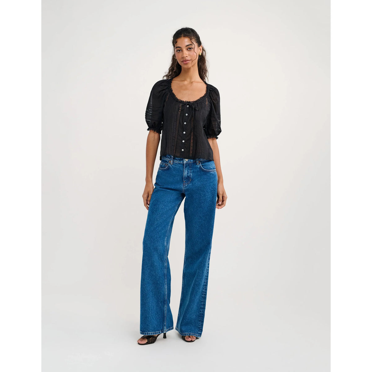 Prairie Blouse in Black