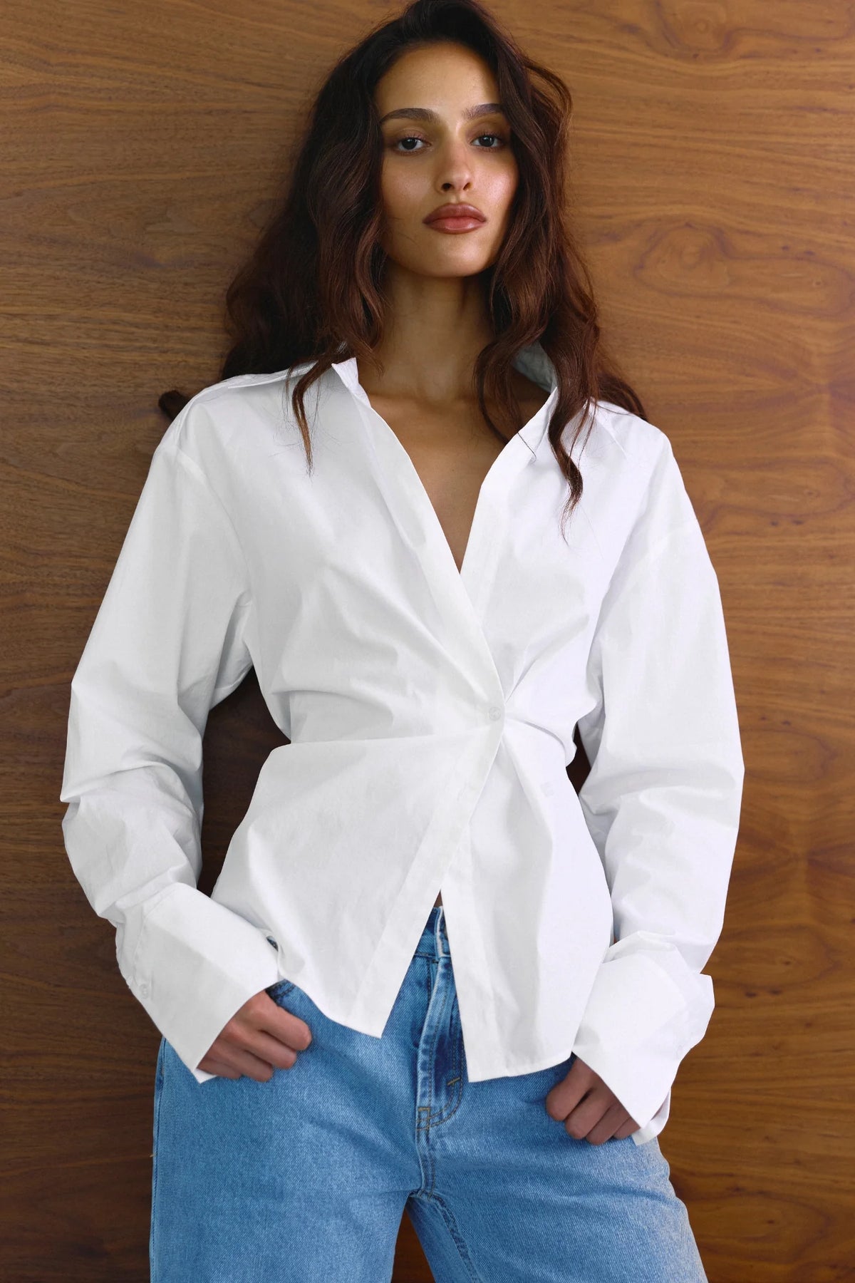 Tilda Button Down in White