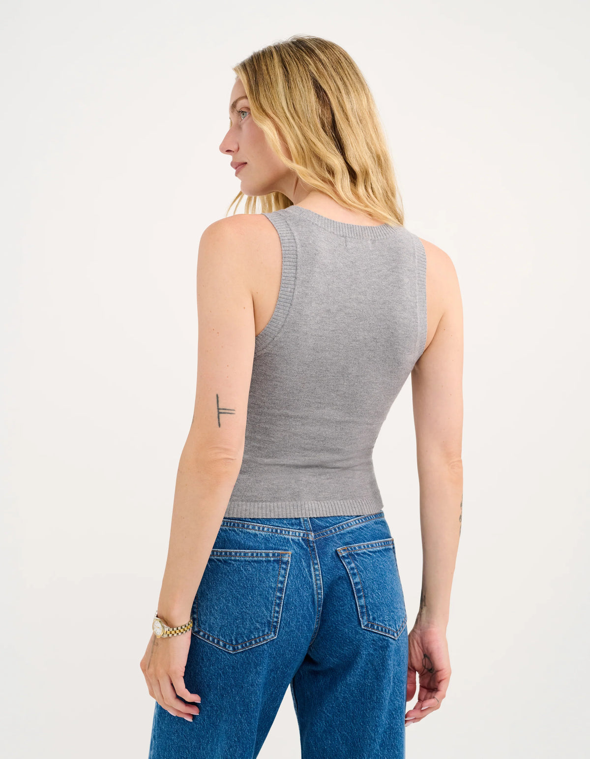 Dune Tank - Heather Grey