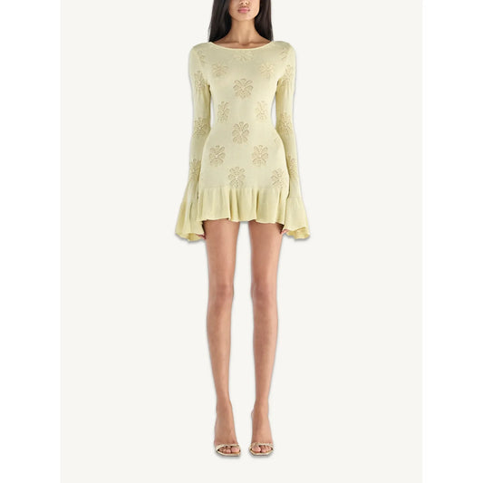 Rafaella Mini Dress in Lemon - Asta Resort