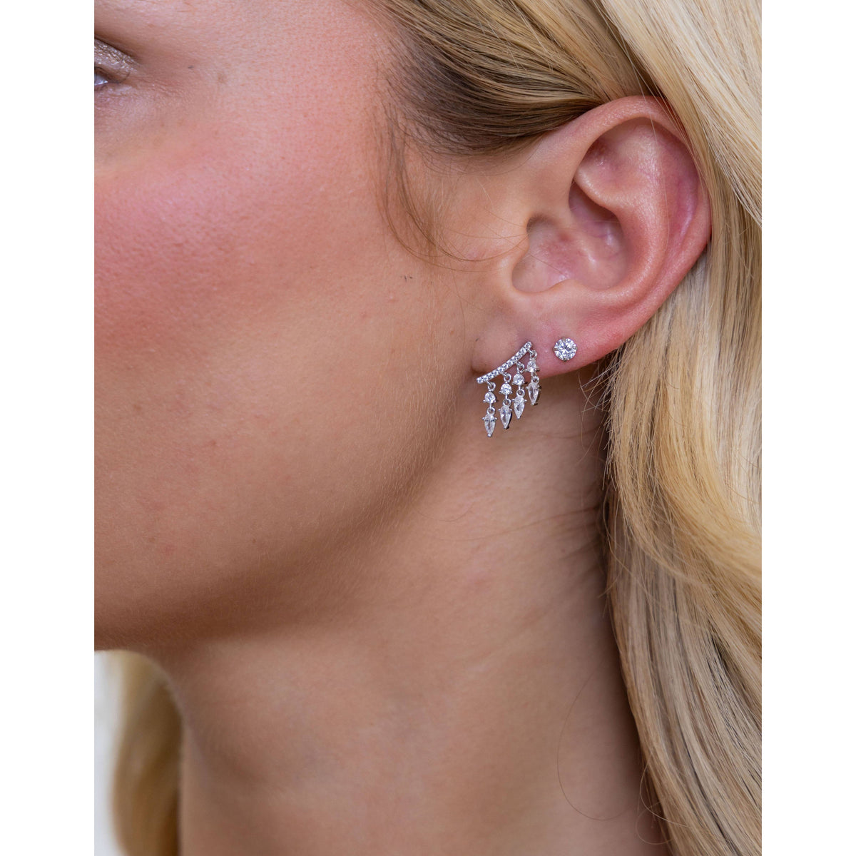 Tessa Cz Studs: Gold