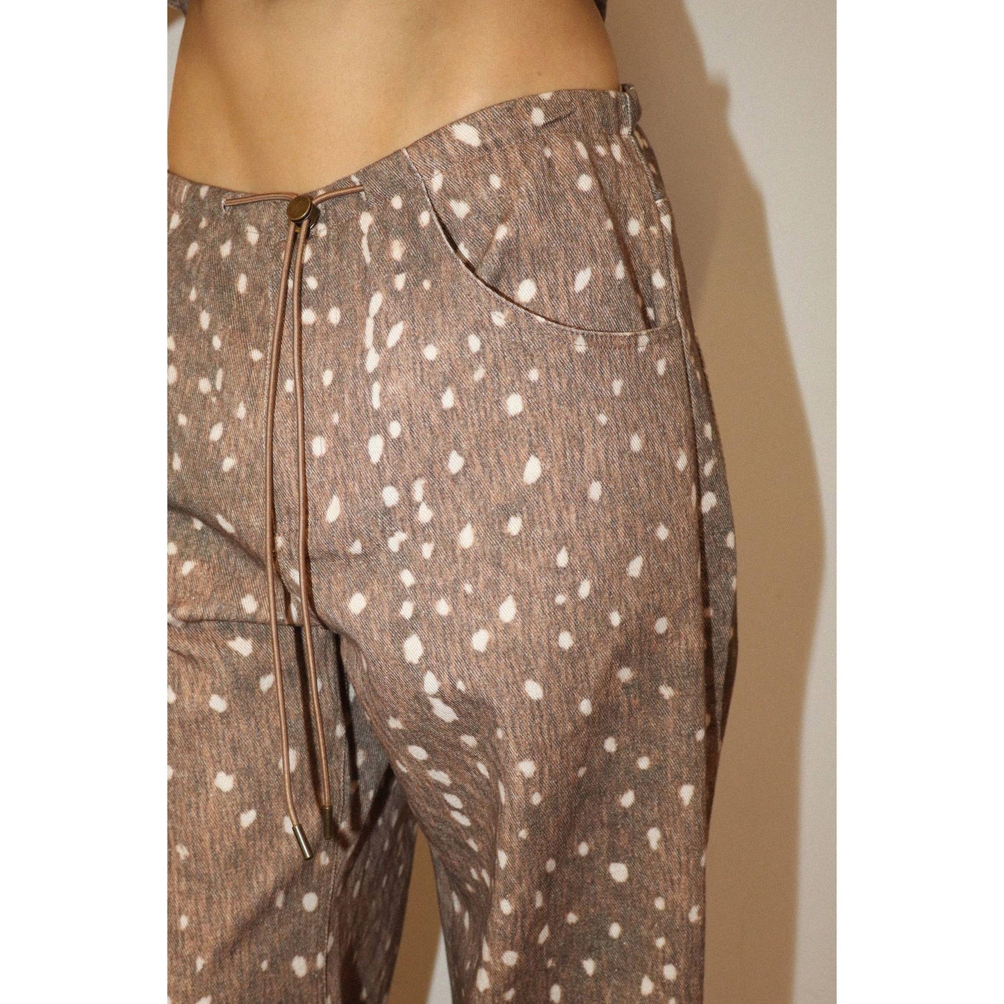 Fawn Draw Pants: Brown / M