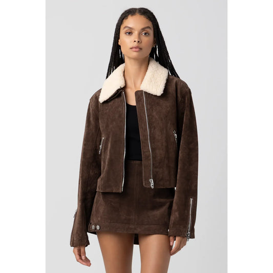 Down to Earth Suede Jacket - Blank NYC