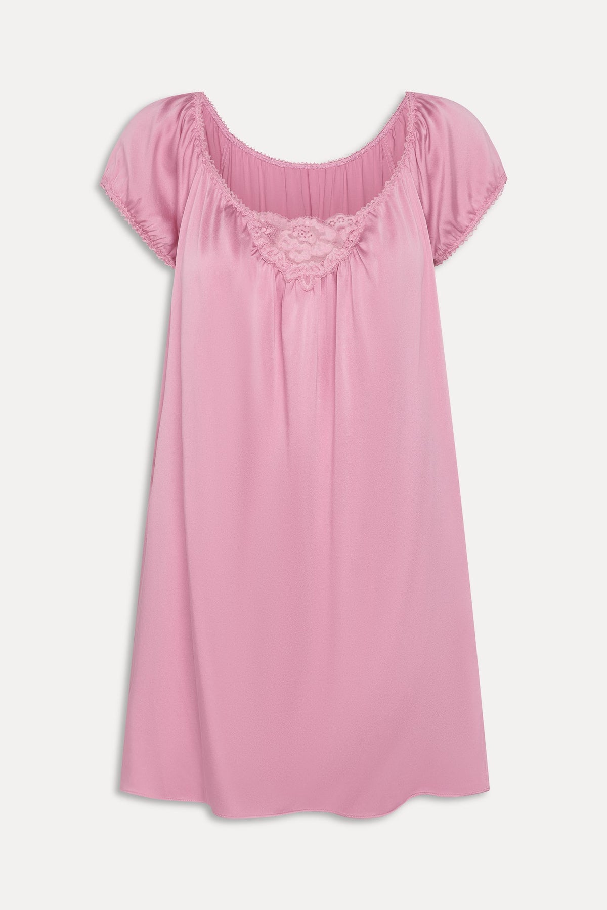 Bo Silk Babydoll Dress