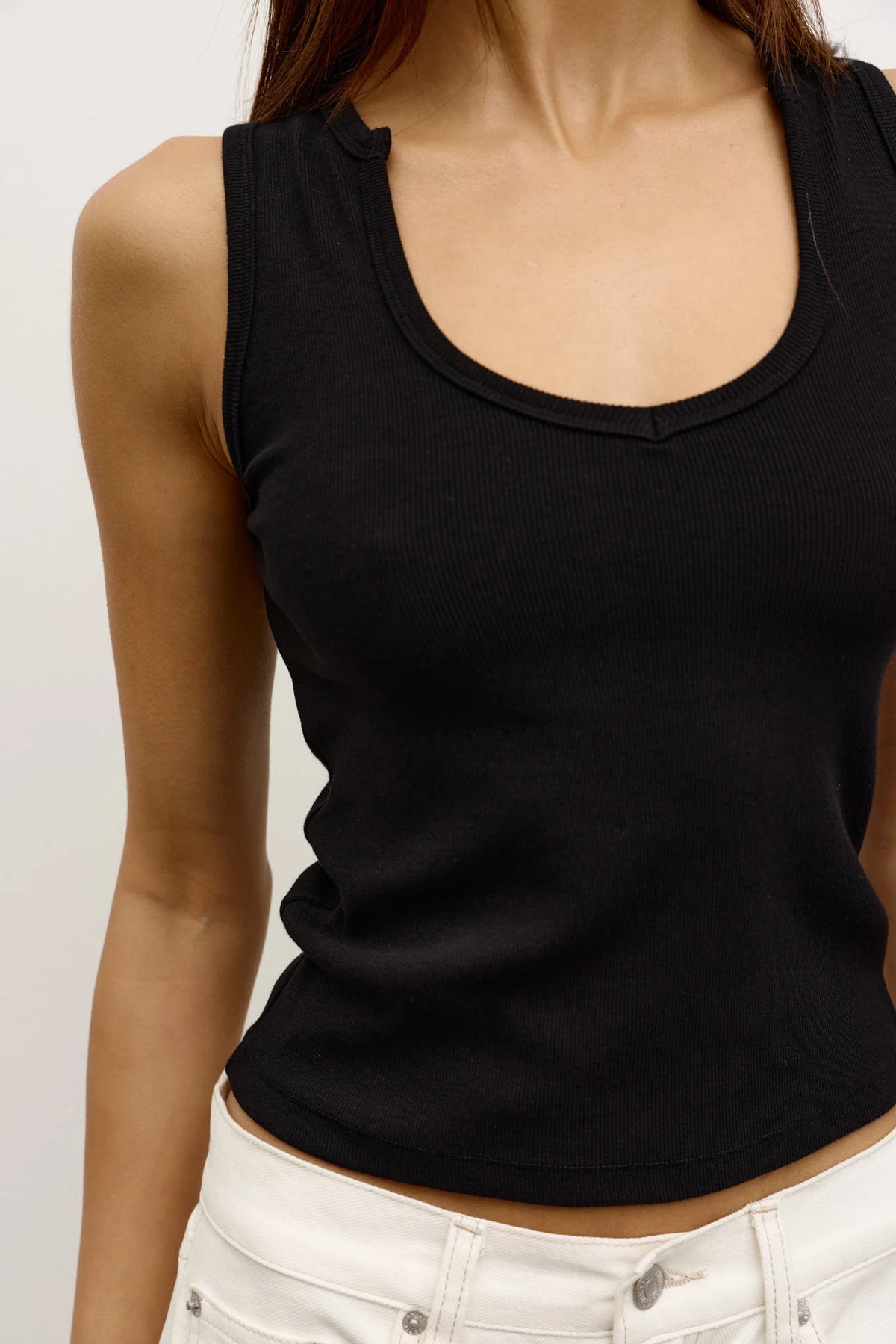 Devon Tank in Black