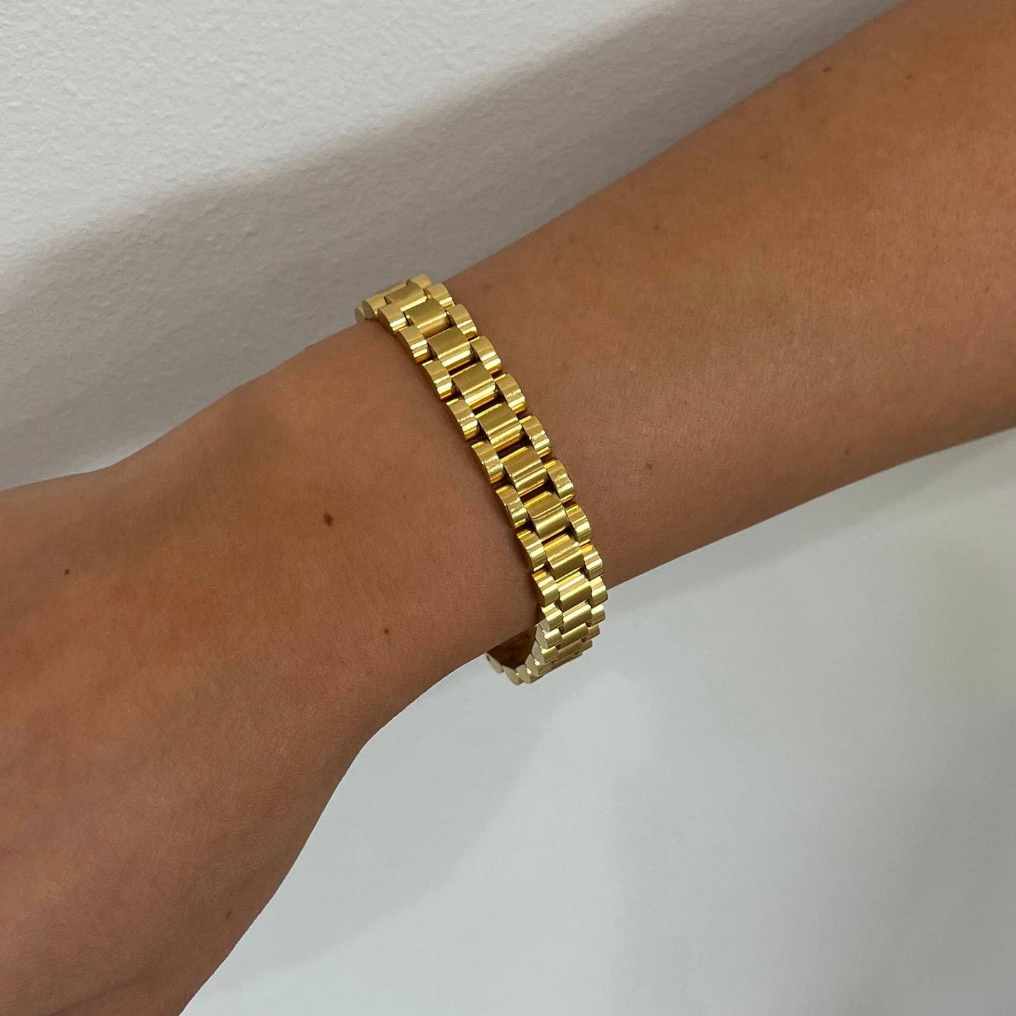 Bradley Watch Link Bracelet: Gold