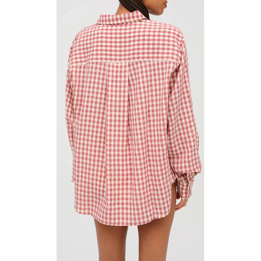 Georgia Gingham Button Down - For Love and Lemons