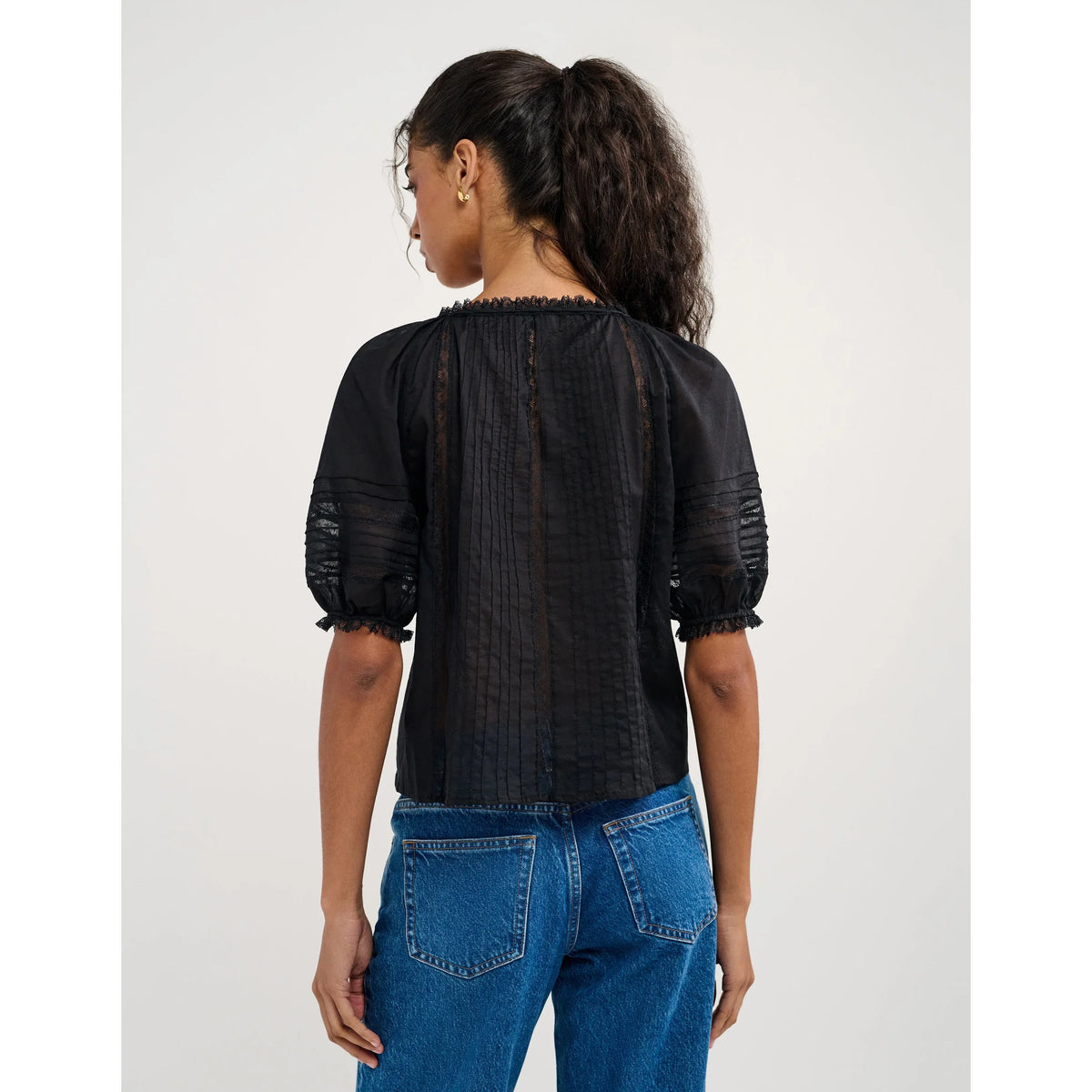 Prairie Blouse in Black