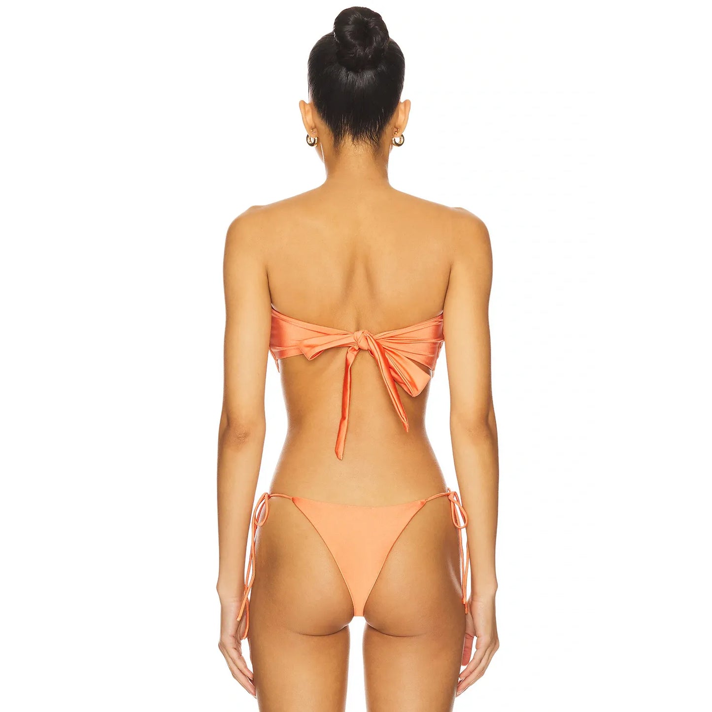 Mia Bikini Bottom in Tangerine
