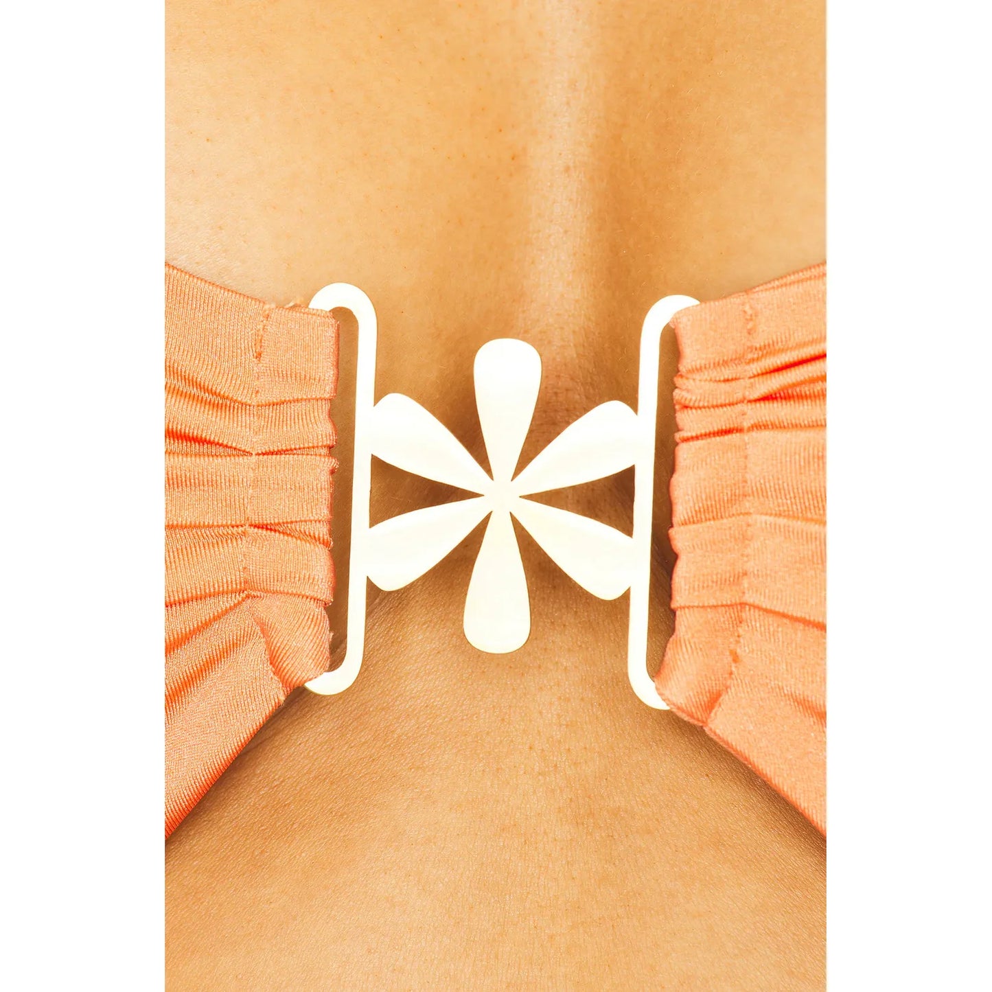 Mia Bikini Top in Tangerine