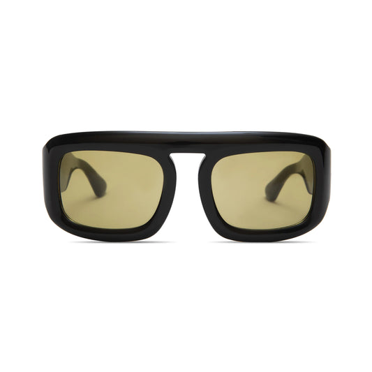 Aries in Gloss Black Olive Lenses - Elisa Johnson