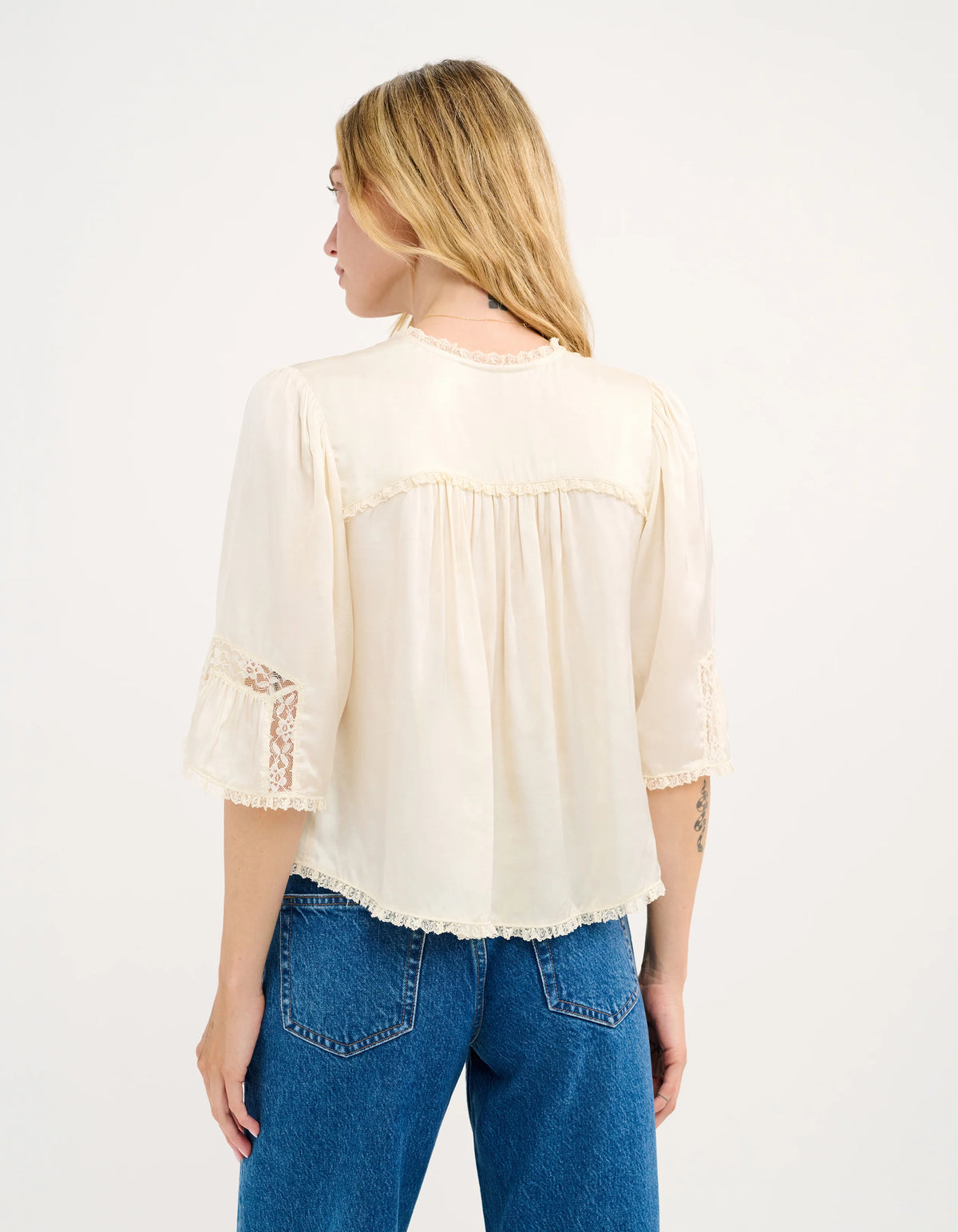 Heirloom Top in Ivory