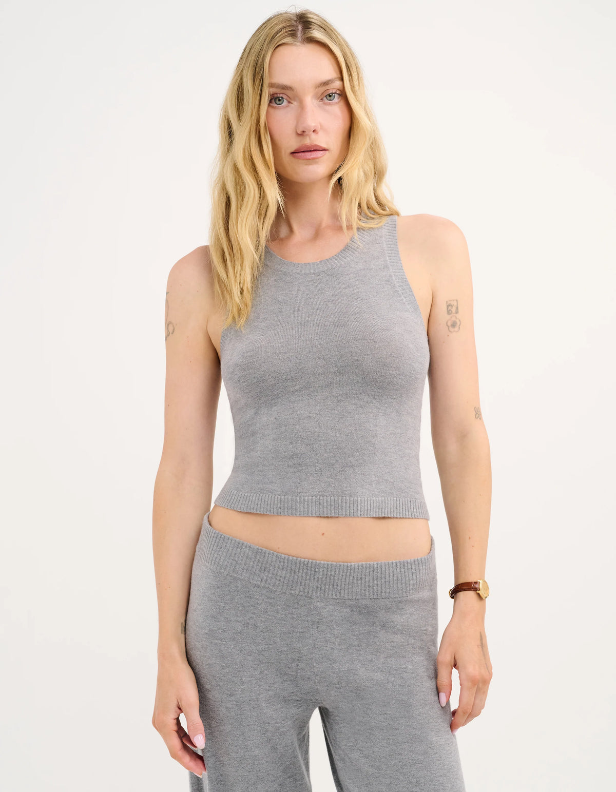 Dune Tank - Heather Grey