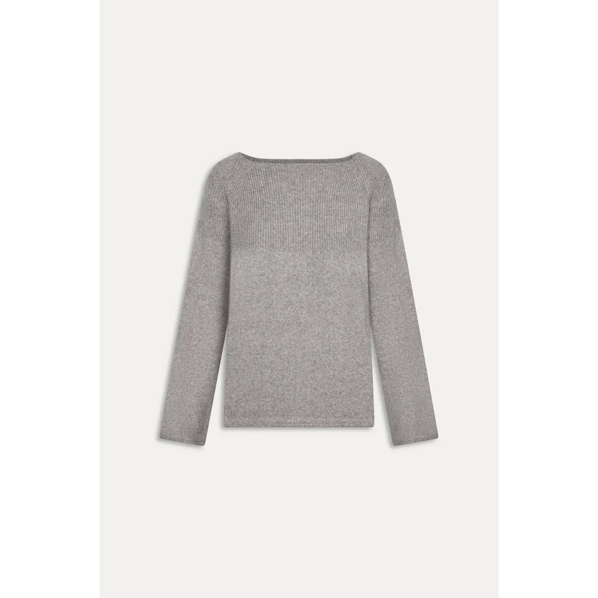 Beau Oversized Brushed Knit Sweater - Fog