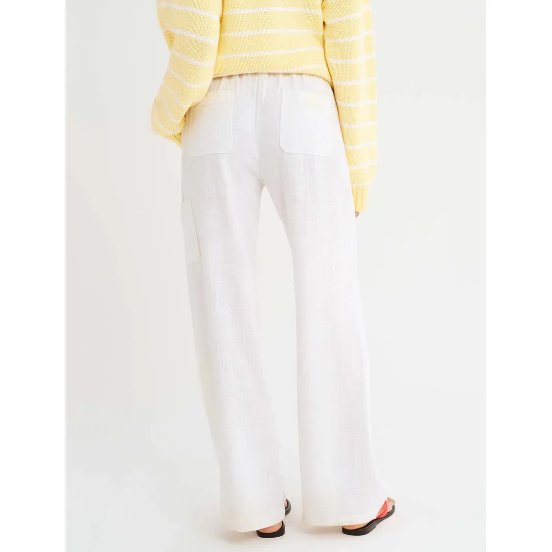 High Fidelity Cape in White Linen