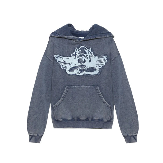 Blue Stitch Me Up Racer Hoodie - Boys Lie
