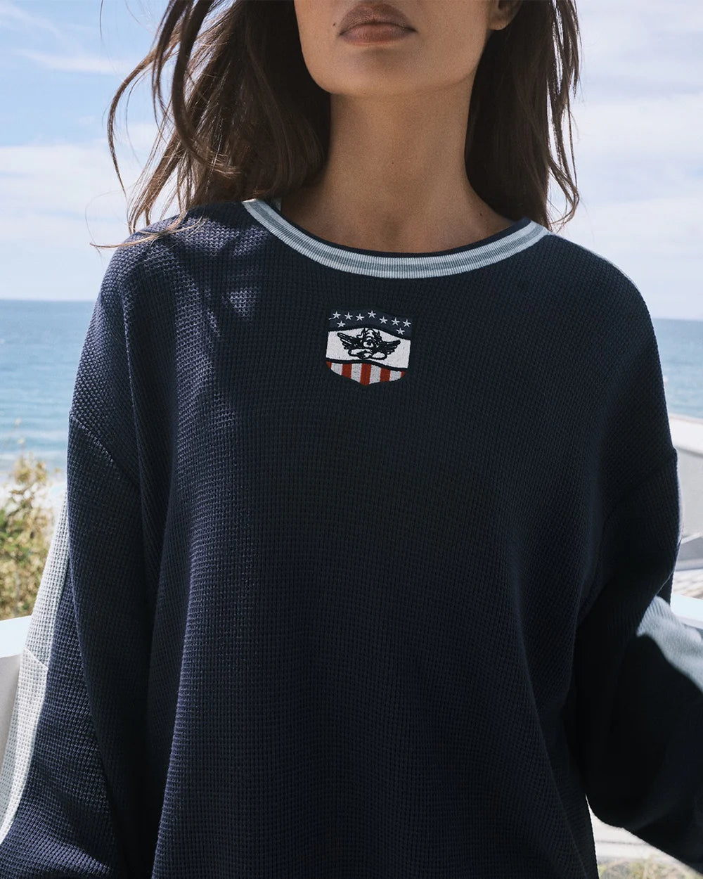 Stars and Stripes Kara Crewneck