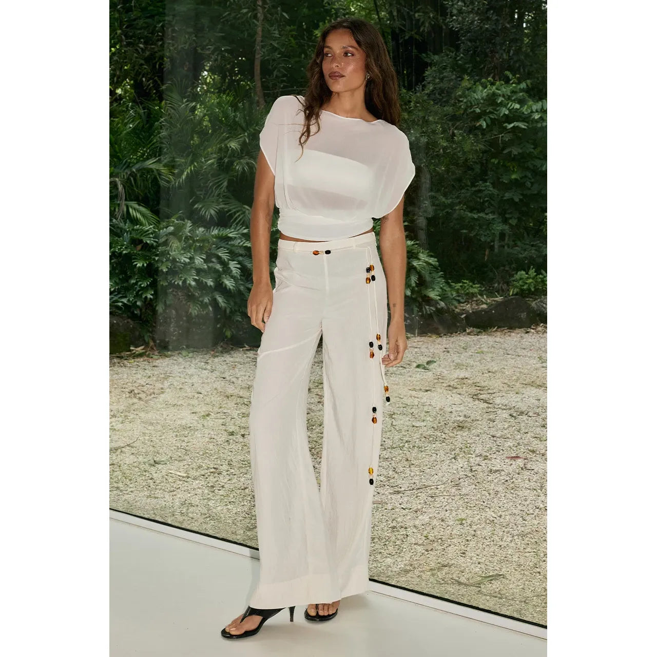 Carrine Sheer Top + Bra