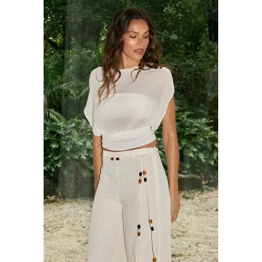 Carrine Sheer Top + Bra