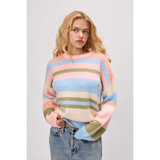 Hawley Oversized Stripe Wool Jumper