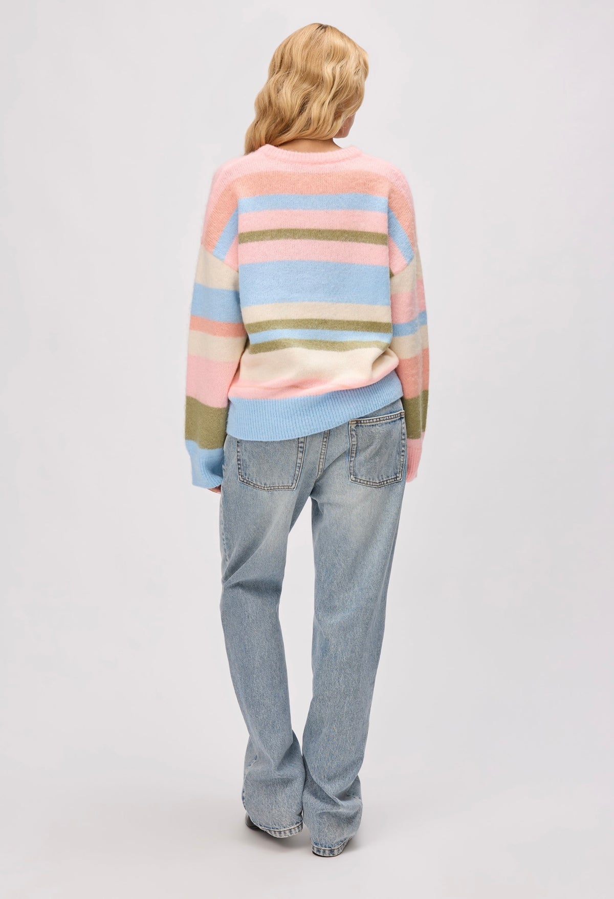 Hawley Oversized Stripe Wool Jumper