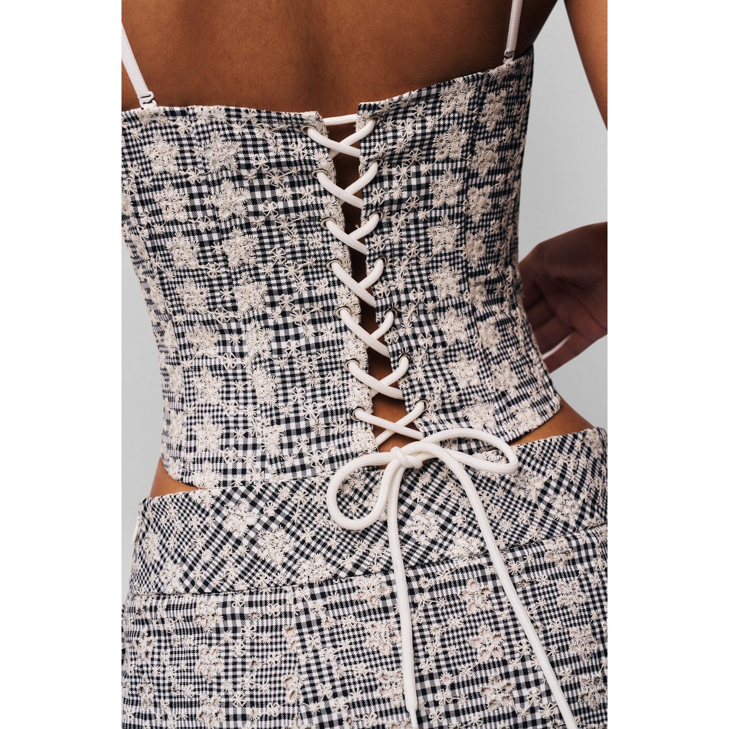 Genevieve Gingham Bustier - Guizio