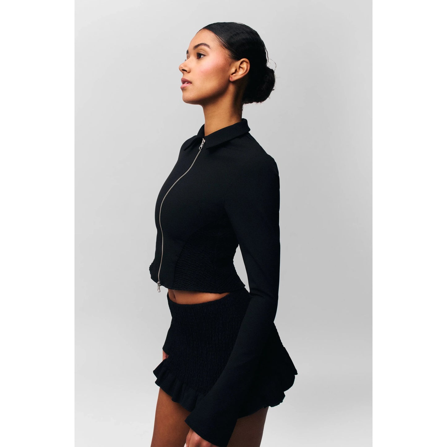 Apolline Smocked Jacket- Guizio
