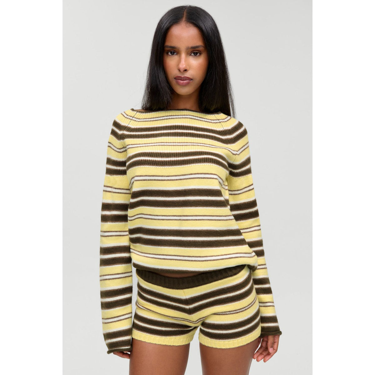 Beau Oversized Brushed Knit Sweater