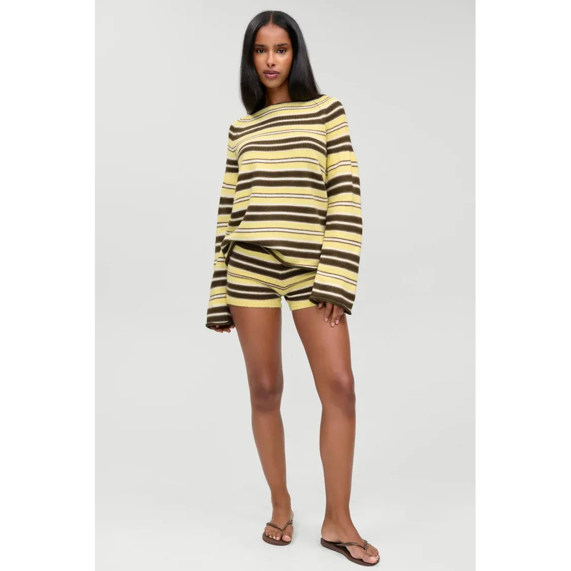 Beau Oversized Brushed Knit Sweater