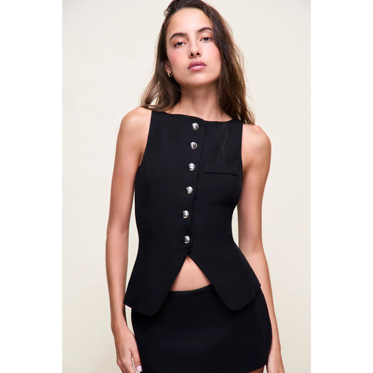 Troyes Top in Black