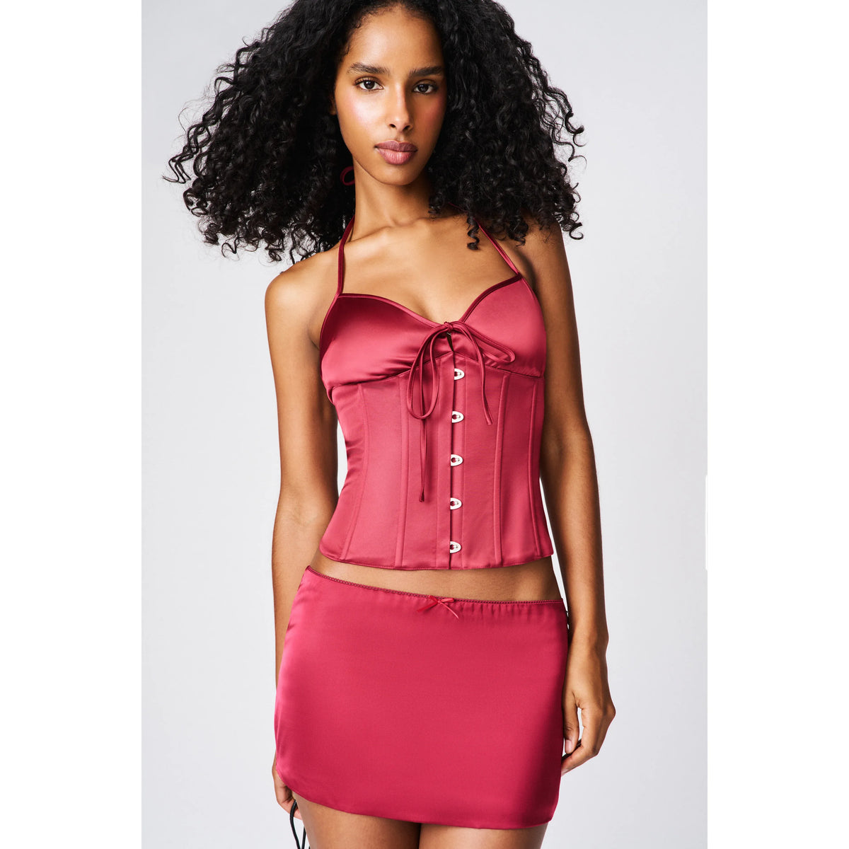 Marini Corset in Merlot
