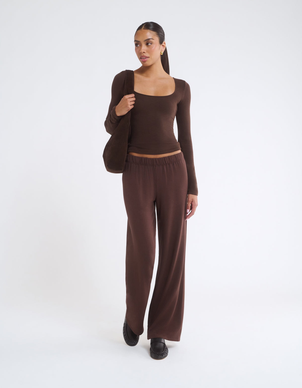 Be Mine Lounge Pant in Espresso